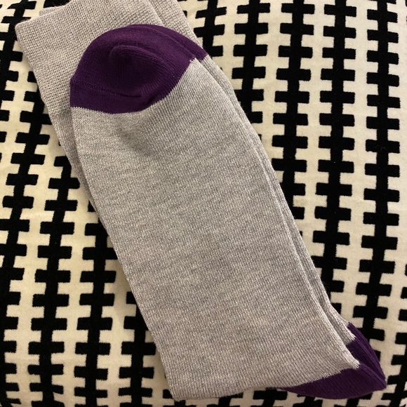 Unisex Grey Crew Athletic Boot Socks Women M Men L Basic Essential Casual Dress - Picture 6 of 14